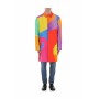 Moschino Rainbow Geometric Print Coat Multicolor