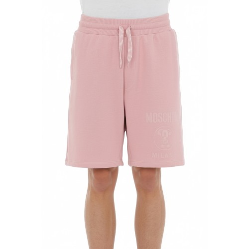 Moschino Cotton Drawstring Shorts Pink