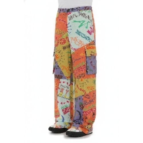 Moschino Patchwork Print Cargo Trousers Multi