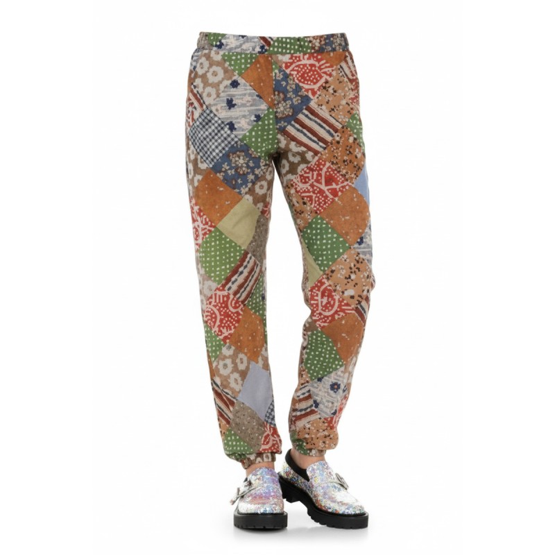 Moschino Patchwork Print Jogger Pants Multicolor Moschino Patchwork Print Jogger Pants Multicolor