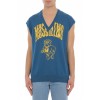 Moschino Collegiate Knit Vest Blue
