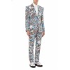 Moschino Comic Print Two-Piece Suit Multicolor