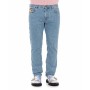 Moschino Logo Pocket Straight Jeans Blue