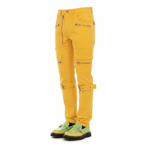 Moschino Yellow Cargo Pants Men