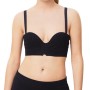 Moschino Ribbed Underwire Bra Black