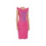 Moschino Military Button Detail Dress Pink