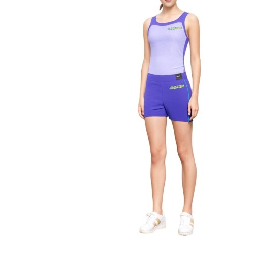 Moschino Purple Gradient Athletic Shorts