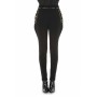 Moschino High-Waisted Military Trousers Black