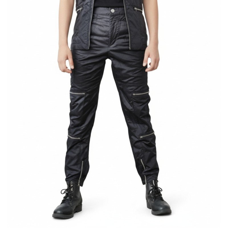 Moschino Multi-Zip Technical Pants Black