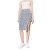 Moschino Tweed Pencil Skirt Blue