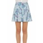 Moschino Patchwork Print Mini Skirt Blue