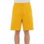 Moschino Quilted Drawstring Shorts Yellow