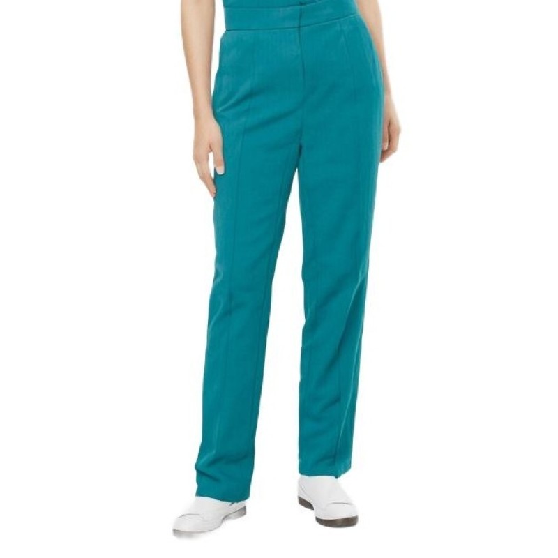 Moschino High-Waisted Tailored Trousers Teal