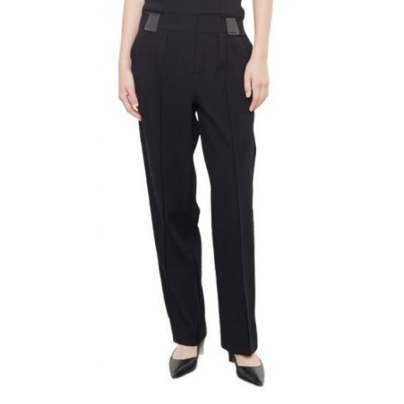 Moschino Tailored High-Waist Trousers Black