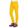 Moschino Yellow Cotton Slim Trousers