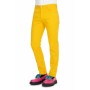 Moschino Yellow Cotton Slim Trousers