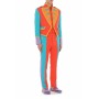 Moschino Colorblock Military Band Suit Multicolor