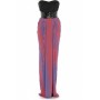 Moschino Strapless Sequined Gown Purple Red