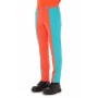 Moschino Colorblock Split Trousers Orange Turquoise