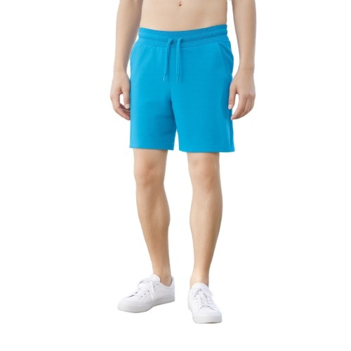 Moschino Cotton Drawstring Shorts Turquoise