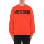 Moschino Logo Crewneck Sweatshirt Red