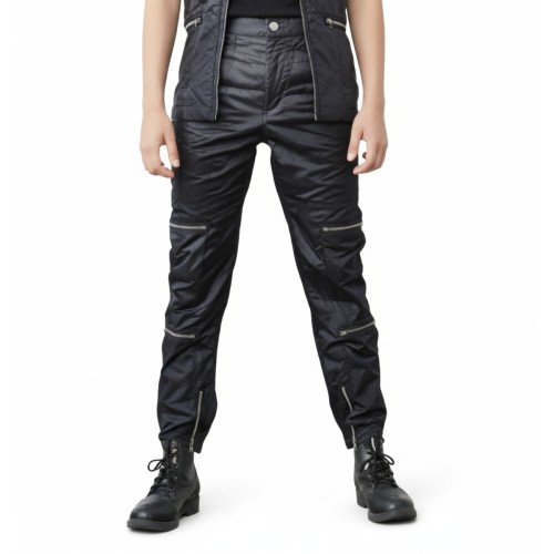 Moschino Multi-Zip Technical Pants Black