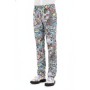 Moschino Comic Print Straight Trousers Multicolor