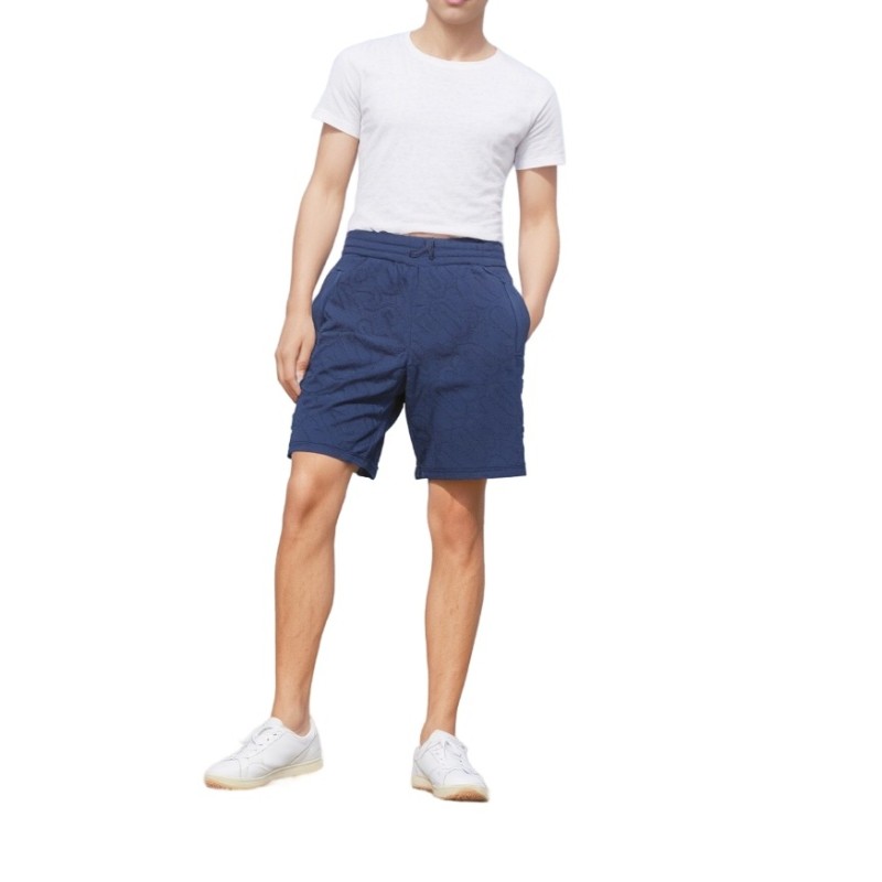 Moschino Navy Cotton Chino Shorts