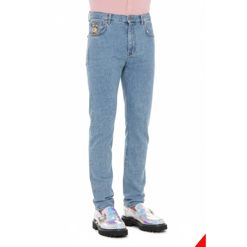 Moschino Teddy Bear Slim Jeans Blue