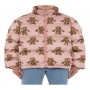 Moschino Teddy Bear Puffer Jacket Pink