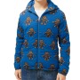 Moschino Robot Print Puffer Jacket Blue
