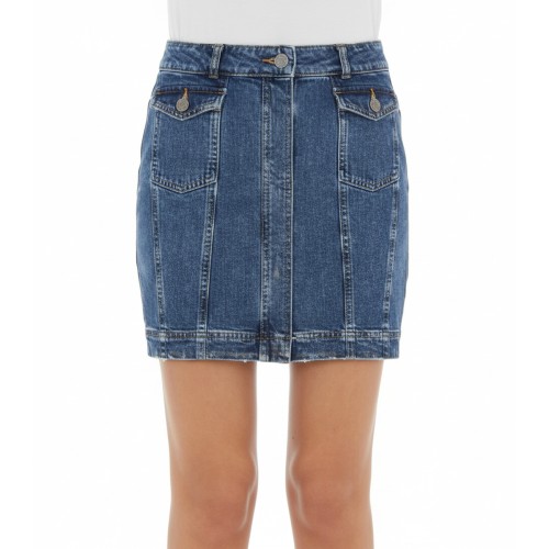 Moschino Denim Mini Skirt Blue