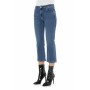 Moschino Cropped Flare Denim Jeans Blue