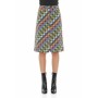 Moschino Multicolor Diamond Print Pencil Skirt