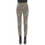 Moschino Multicolor Diamond Geometric Trousers