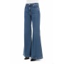 Moschino High-Rise Wide-Leg Jeans Blue