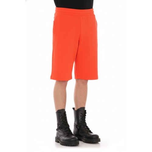 Moschino Orange Cotton Bermuda Shorts