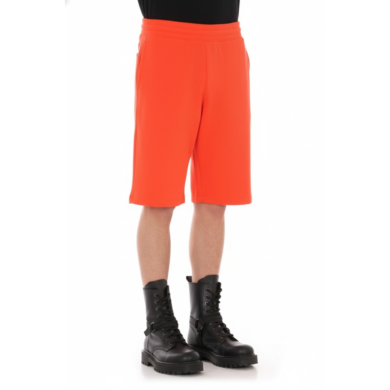 Moschino Orange Cotton Bermuda Shorts