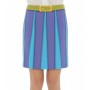 Moschino Striped Belted Mini Skirt Multicolor