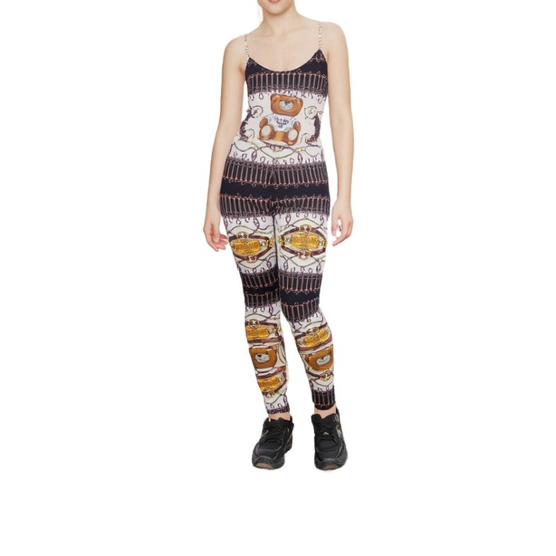 Moschino Teddy Bear Print Jumpsuit Multicolor