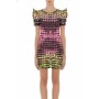Moschino Rainbow Sequin Mini Dress Multicolor