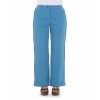 Moschino Wide Leg Cropped Trousers Blue