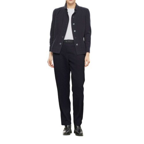 Moschino Navy Military Blazer Suit