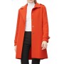 Moschino Orange Wool Blend Trench Coat