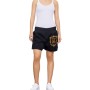 Moschino Ornate Crest Cotton Shorts Black