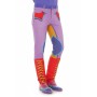 Moschino Colorblock Western Trousers Purple