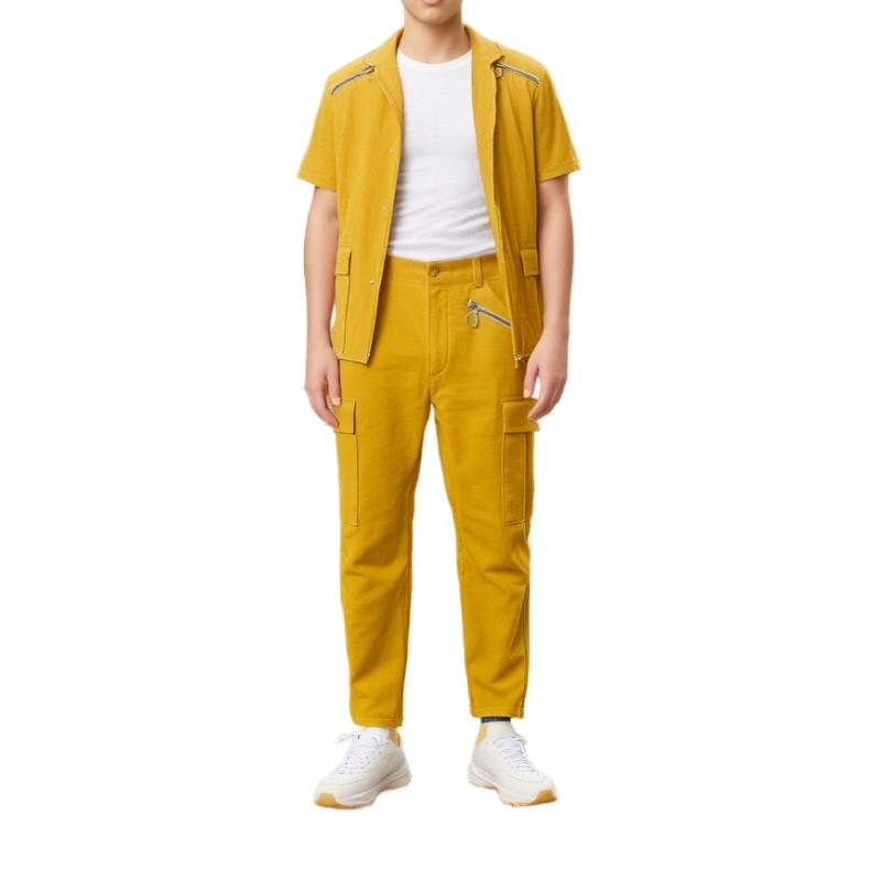 Moschino Mustard Yellow Cargo Pants