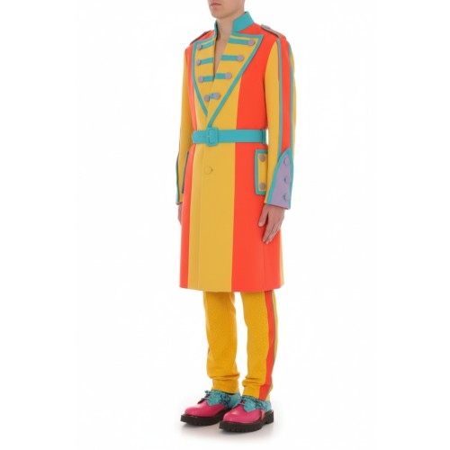 Moschino Colorblock Military Jacket Multicolor