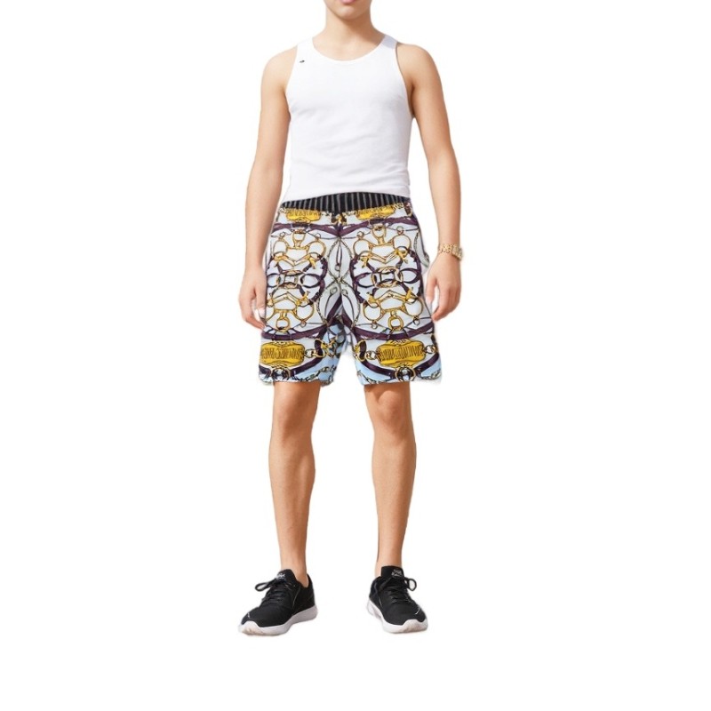 Moschino Baroque Print Swim Shorts Multicolor