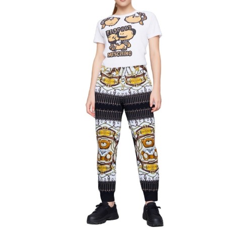 Moschino Piggy Print Jogger Pants Multicolor